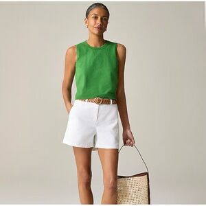NWT J. Crew 4" Heritage Chino Short White